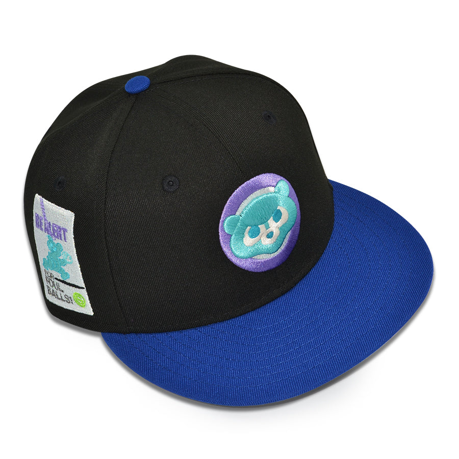 Chicago Cubs "SULLEY" Exclusive New Era 59Fifty Fitted Hat - Black/Light Royal