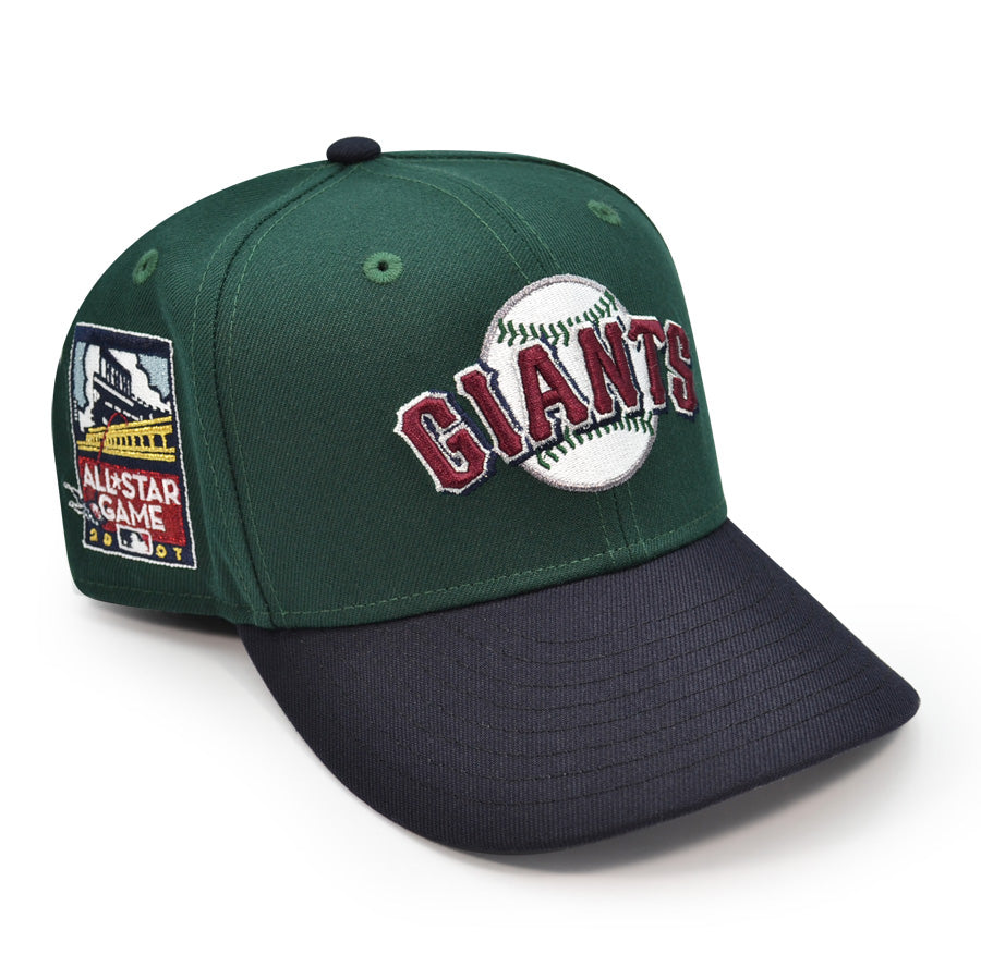 San Francisco Giants 2007 ALL-STAR GAME Exclusive New Era 59Fifty Fitted Hat - DkGreen/Navy