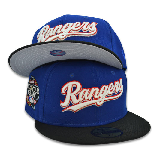 Texas Rangers 2024 ALL-STAR GAME Exclusive New Era 59Fifty Fitted Hat - Royal/Black