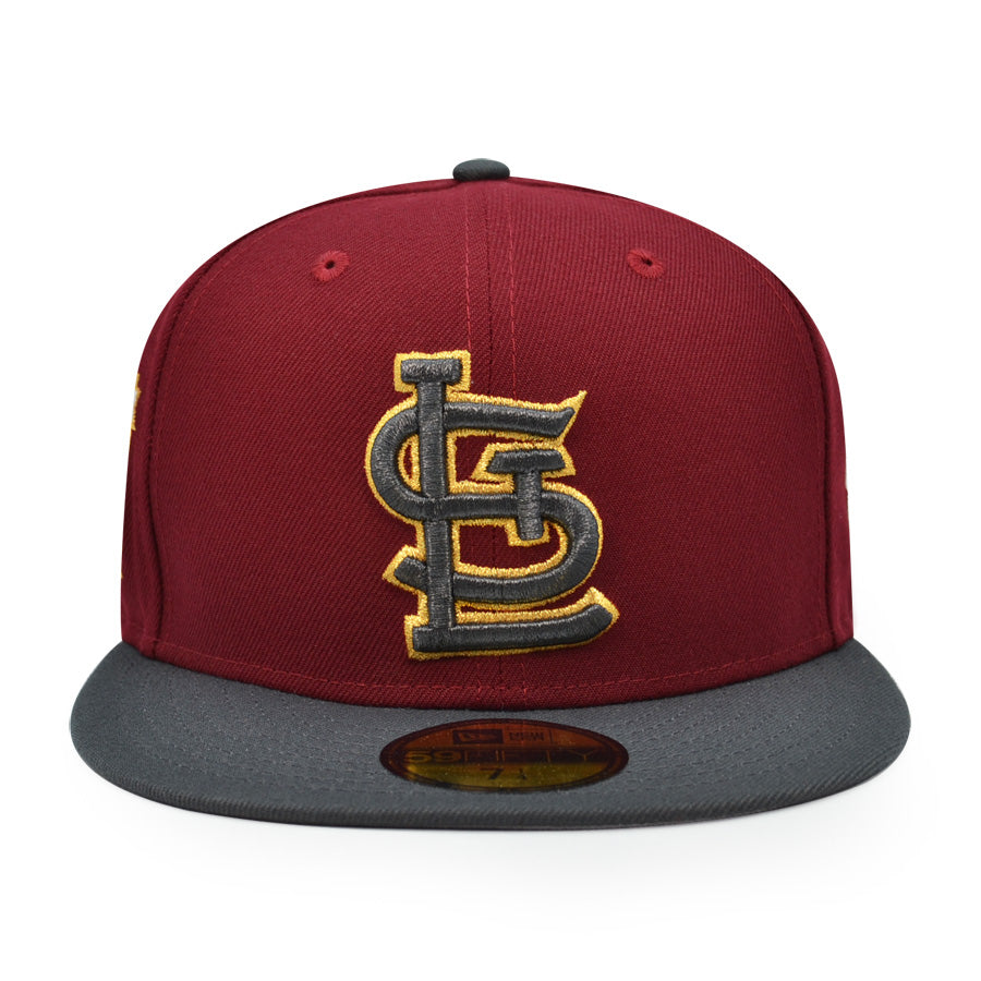 St.Louis Cardinals Busch Stadium Exclusive New Era 59Fifty Fitted Hat - Cardinal/Graphite
