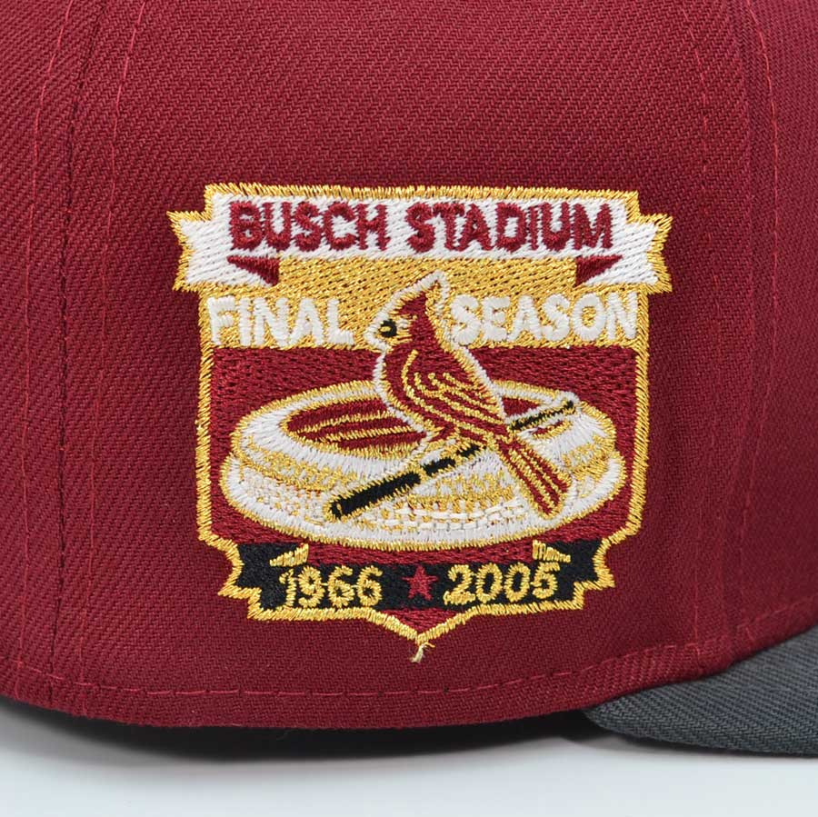 St.Louis Cardinals Busch Stadium Exclusive New Era 59Fifty Fitted Hat - Cardinal/Graphite