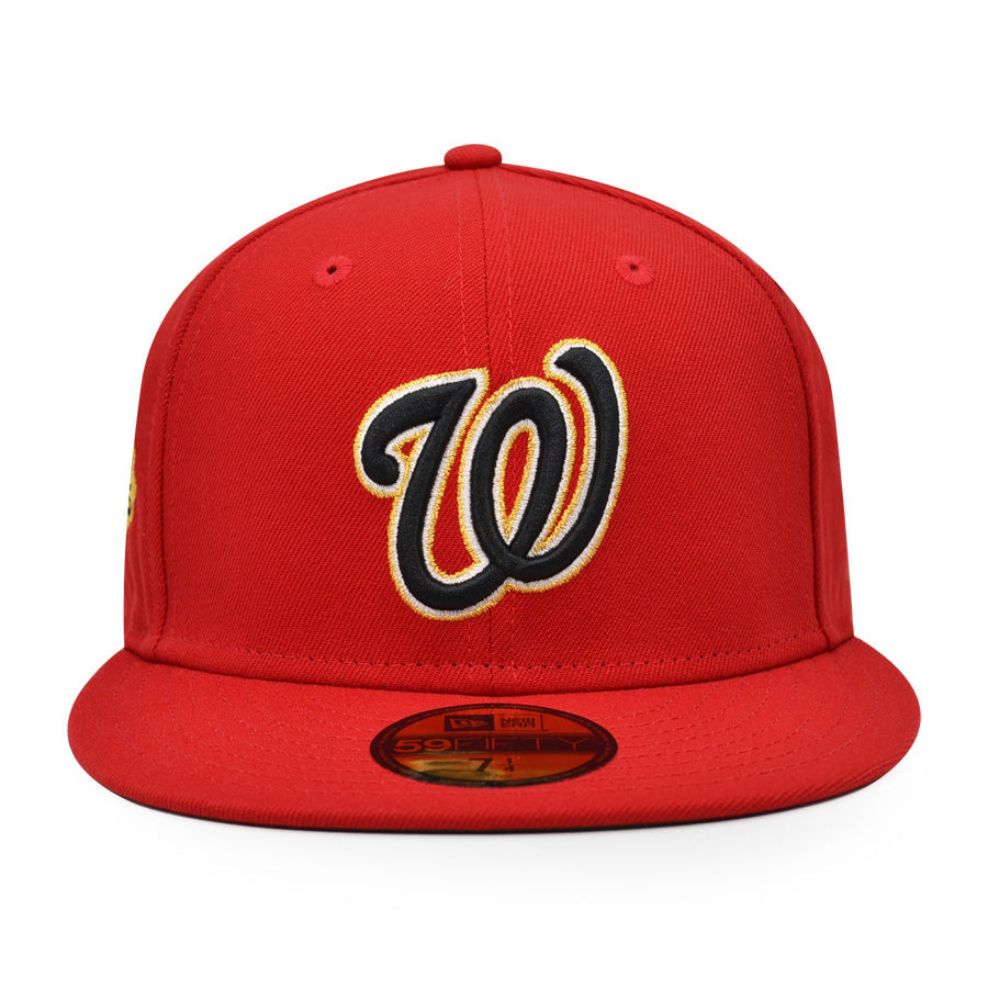 Washington Nationals 2019 WORLD SERIES Exclusive New Era 59Fifty Fitted Hat - Scarlet