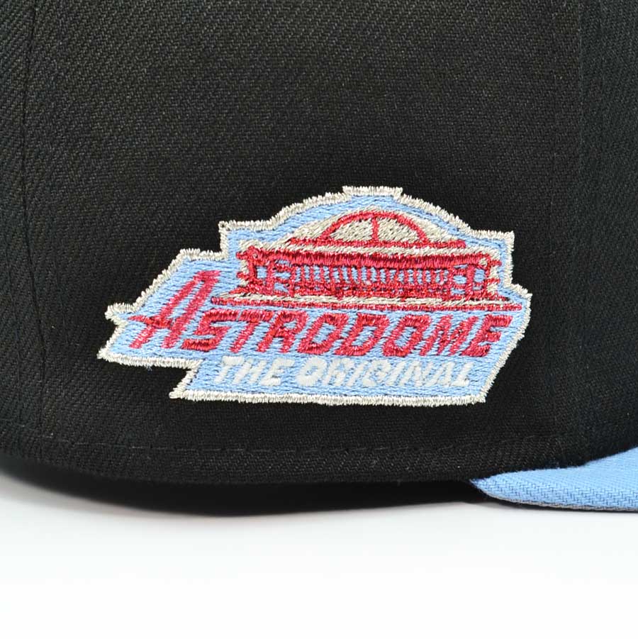 Houston Astros ASTRODOME Exclusive New Era 59Fifty Fitted Hat - Black/Sky