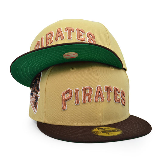 Pittsburgh Pirates Exclusive 1959 ALL-STAR GAME New Era 59Fifty Fitted Hat - Vegas Gold/Burntwood