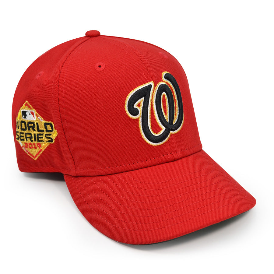 Washington Nationals 2019 WORLD SERIES Exclusive New Era 59Fifty Fitted Hat - Scarlet