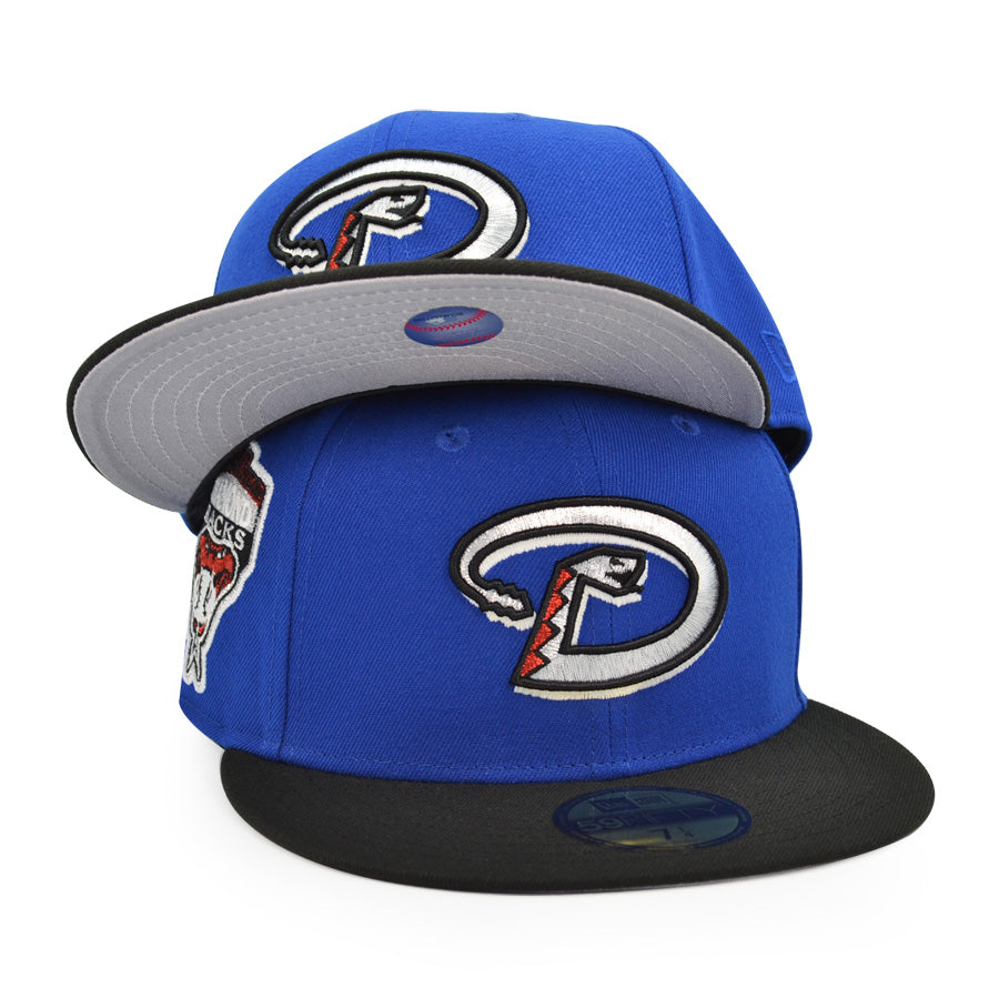 Arizona Diamondbacks 1998 INAUGURAL SEASON Exclusive New Era 59Fifty Fitted Hat - Royal/Black