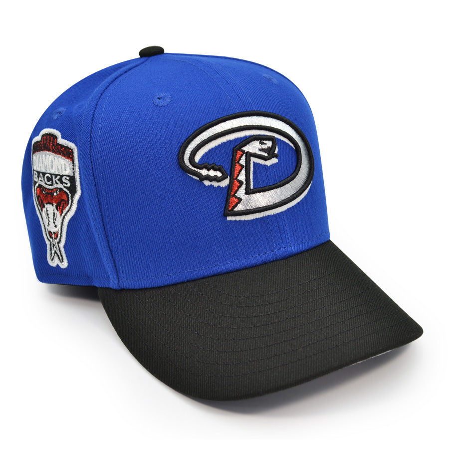 Arizona Diamondbacks 1998 INAUGURAL SEASON Exclusive New Era 59Fifty Fitted Hat - Royal/Black