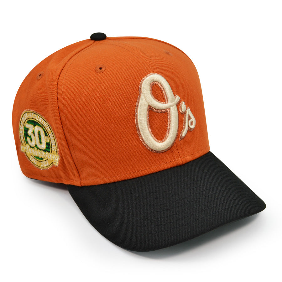 Baltimore Orioles 30th Anniversary Exclusive New Era 59Fifty Fitted Hat - Flight Orange/Black