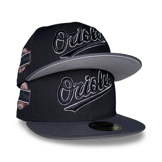 Baltimore Orioles "CAMDEN NIGHTS" Exclusive New Era 59Fifty Fitted Hat - Black/Dark Graphite
