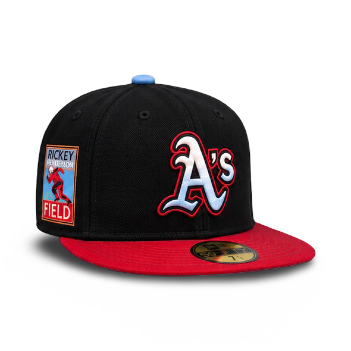 🚨PRE-ORDER ONLY ONLY! ETA 11/15/26-12/15/26🚨 Oakland Athletics "LAST CURRENT" Exclusive New Era 59FIFTY Fitted Hat - Black/Scarlet (Never Before Released)