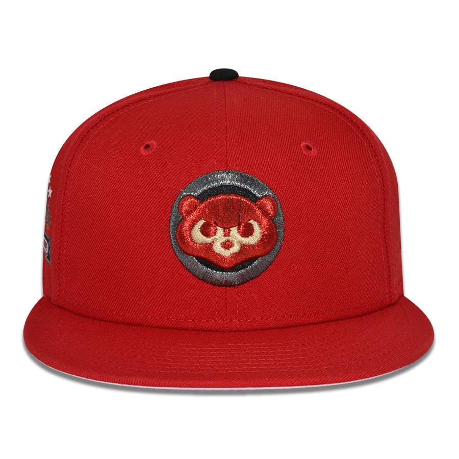 🚨PRE-ORDER🚨 Chicago Cubs "CARNAGE" Exclusive New Era 59Fifty Fitted Hat - Red