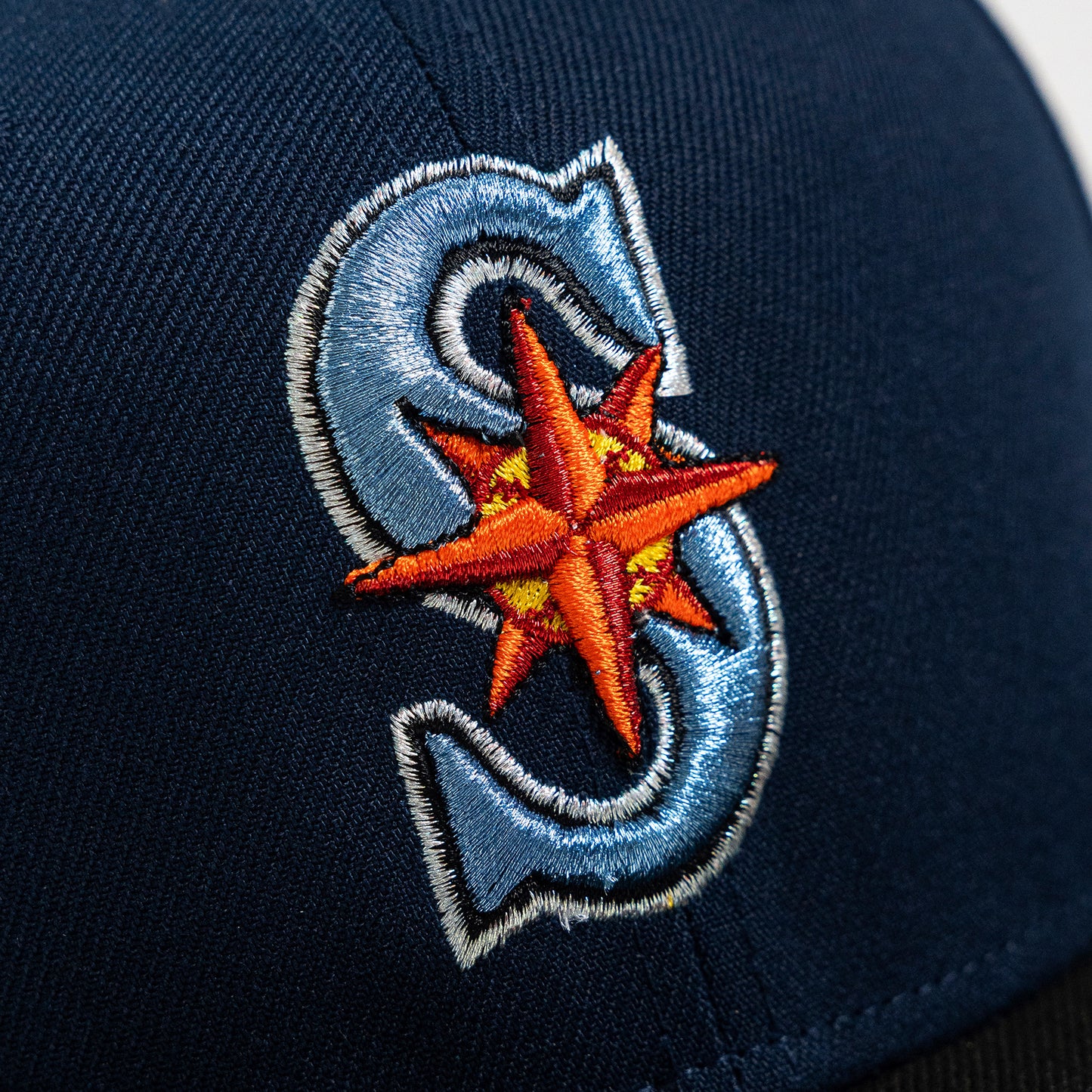 Seattle Mariners "SABO" Exclusive New Era 59Fifty Fitted Hat - Oceanside/ Black