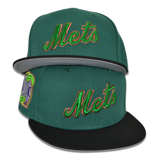New York Mets "NORMAN" Exclusive New Era 59Fifty Fitted Hat - Emerald/Black