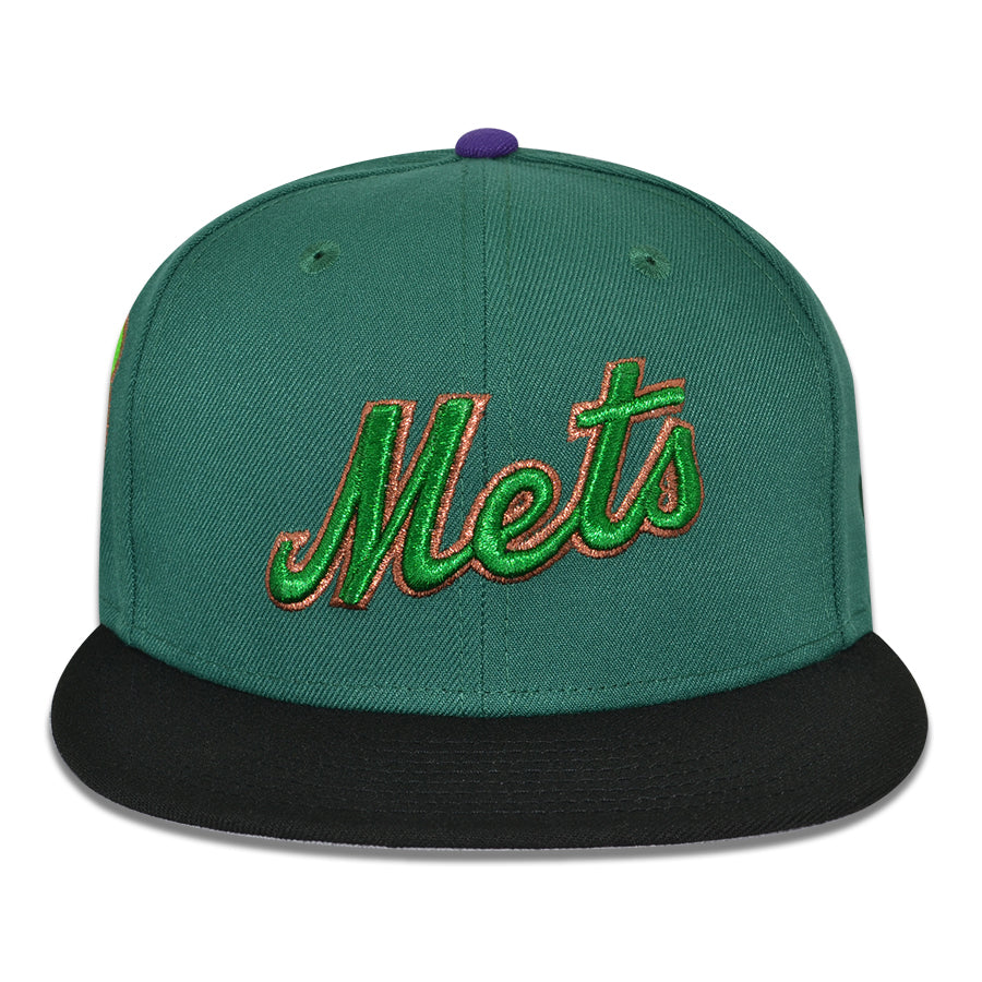 New York Mets "NORMAN" Exclusive New Era 59Fifty Fitted Hat - Emerald/Black