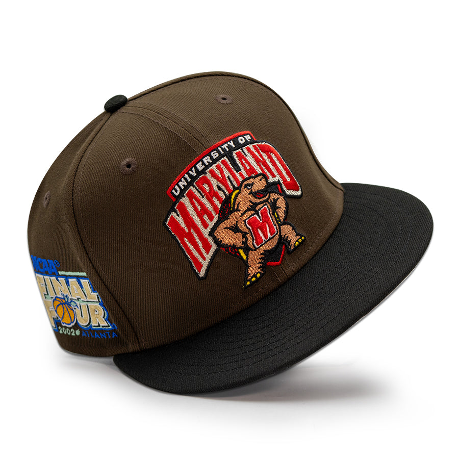 Maryland Terrapins "MUDLINE TERP" Exclusive New Era 59Fifty Fitted Hat - Walnut/Black