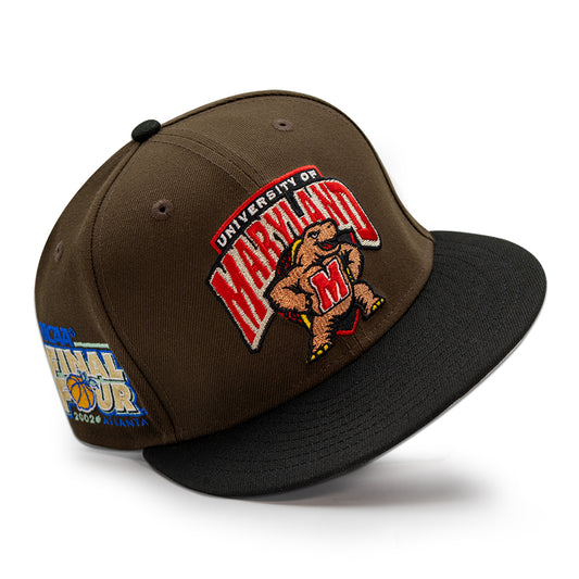 Maryland Terrapins "MUDLINE TERP" Exclusive New Era 59Fifty Fitted Hat - Walnut/Black