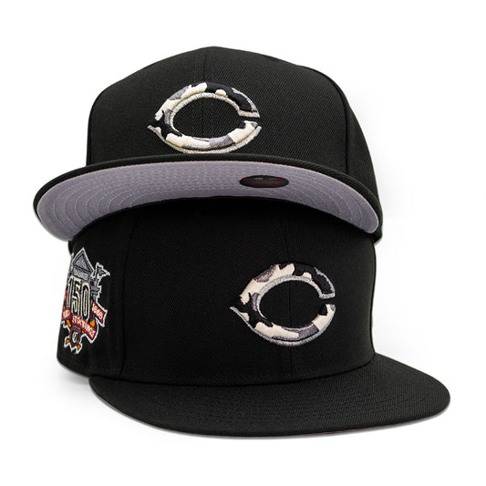 Cincinnati Reds "CAT WOMAN" Exclusive New Era 59Fifty Fitted Hat - Black