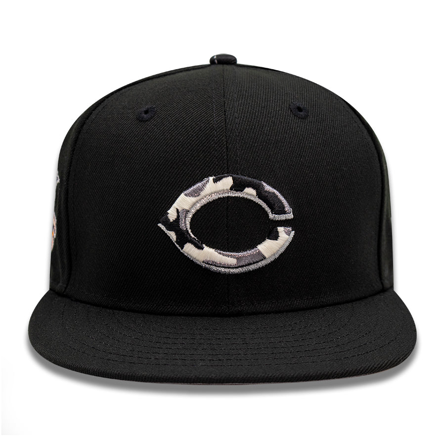 Cincinnati Reds "CAT WOMAN" Exclusive New Era 59Fifty Fitted Hat - Black