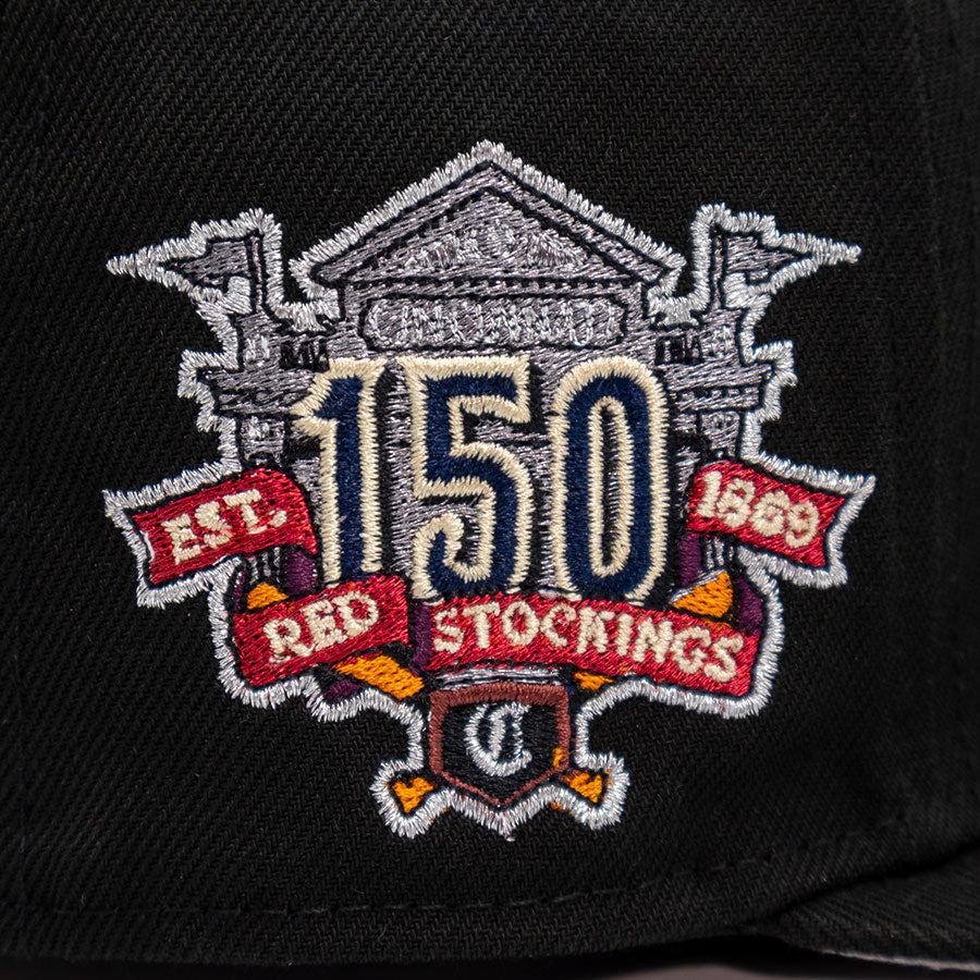 Cincinnati Reds "CAT WOMAN" Exclusive New Era 59Fifty Fitted Hat - Black