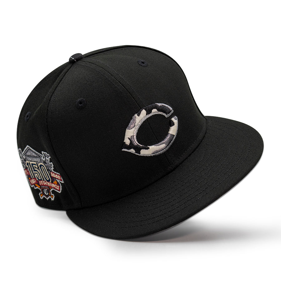 Cincinnati Reds "CAT WOMAN" Exclusive New Era 59Fifty Fitted Hat - Black