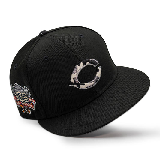 Cincinnati Reds "CAT WOMAN" Exclusive New Era 59Fifty Fitted Hat - Black