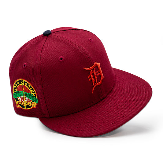 Detroit Tigers "ARKANA DARK MAGICIAN" Exclusive New Era 59Fifty Fitted Hat - Cardinal