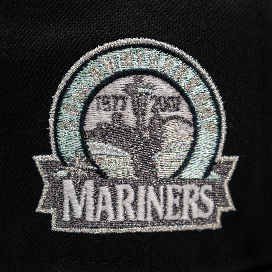 Seattle Mariners "STORM" Exclusive New Era 59Fifty Fitted Hat - Black