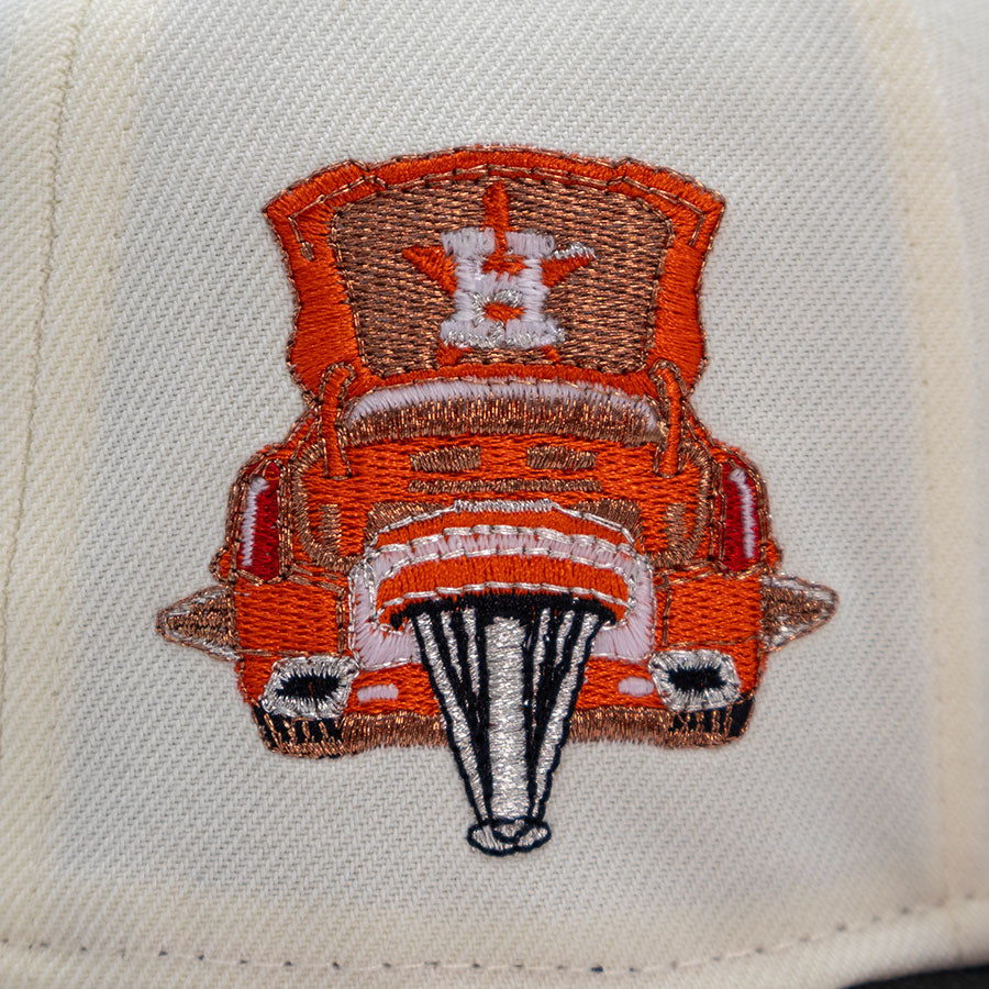 Houston Astros "ORANGE SLAB" Exclusive New Era 59Fifty Fitted Hat - Chrome/Black