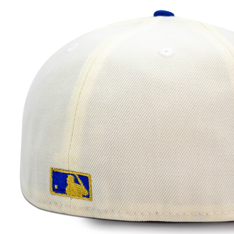 Oakland Athleitcs "SSV" Exclusive New Era 59Fifty Fitted Hat - Chrome/Lt Royal