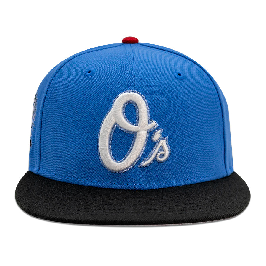 Baltimore Orioles "OLYMPIC SWIM" Exclusive New Era 59Fifty Fitted Hat - AF Blue/Black