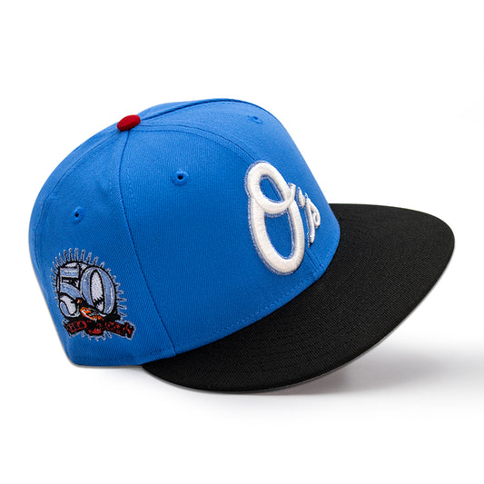 Baltimore Orioles "OLYMPIC SWIM" Exclusive New Era 59Fifty Fitted Hat - AF Blue/Black
