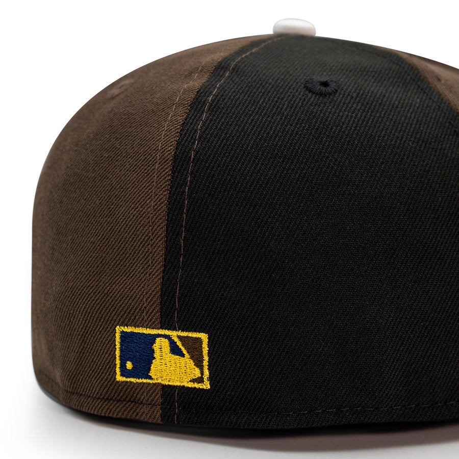 Chicago Cubs "B ASTA" Pinwheel Exclusive New Era 59Fifty Fitted Hat - Walnut/Black/Oceanside