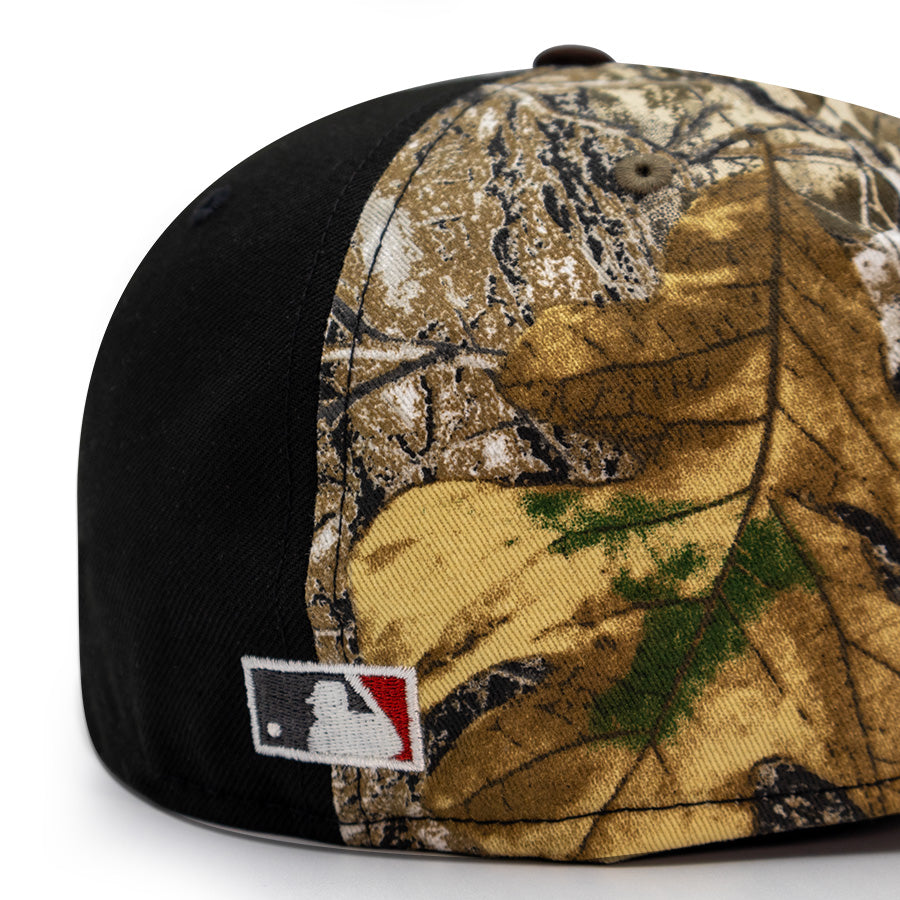 Houston Astros "COZY BLAMO" Pinwheel Exclusive New Era 59Fifty Fitted Hat - Real Tree/Black/Walnut