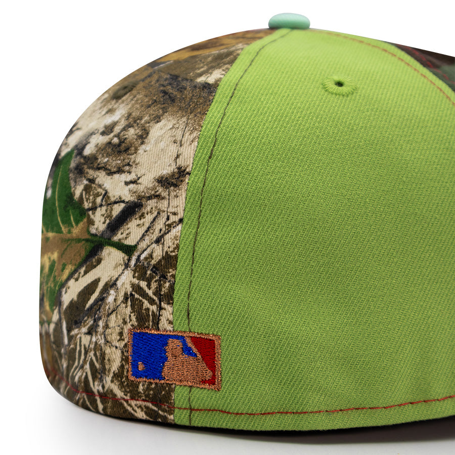 New York Yankees "HOMECOMING" Pinwheel Exclusive New Era 59Fifty Fitted Hat - Sparkling Grape/FDR/Matcha/Woodland/Real Tree