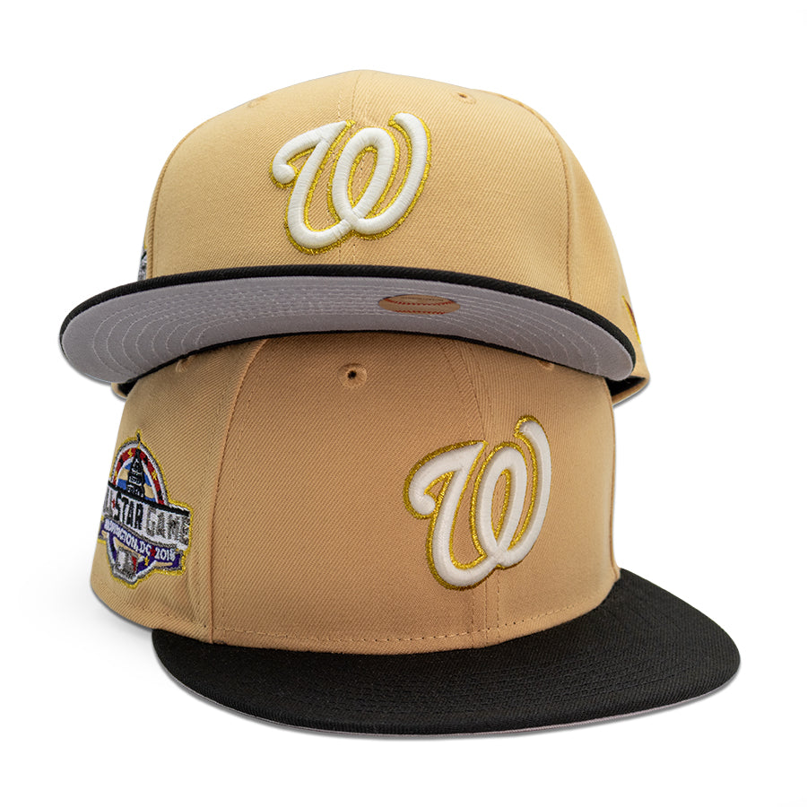 Washington Nationals "WHIT3BEARD" Exclusive New Era 59Fifty Fitted Hat - Pecan/Black