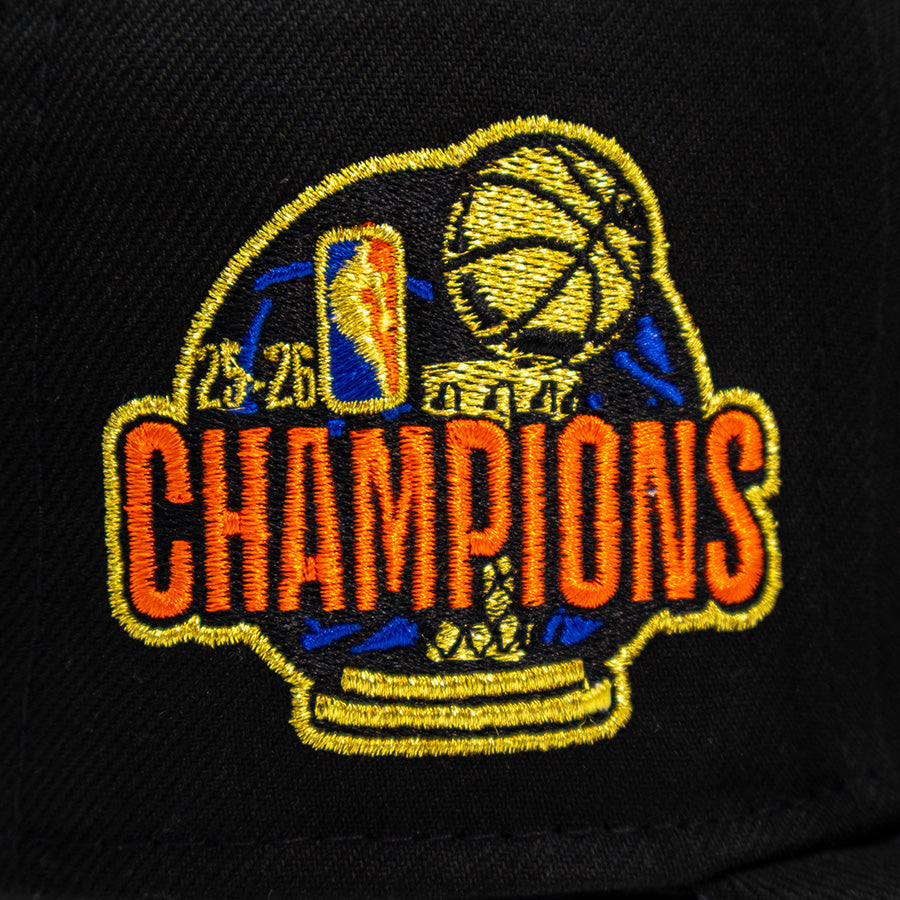 New York Knicks "WORLD CHAMPIONS" Exclusive New Era 59FIFTY Fitted Hat - Black