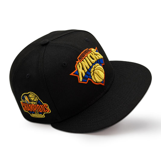 New York Knicks "WORLD CHAMPIONS" Exclusive New Era 59FIFTY Fitted Hat - Black