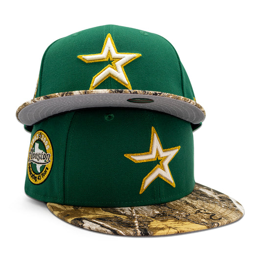 Houston Astros "MONEY TREE" Exclusive New Era 59Fifty Fitted Hat - Emerald/Real Tree