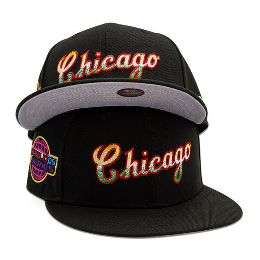 Chicago White Sox "KICK//PUSH" Exclusive New Era 59Fifty Fitted Hat - Black