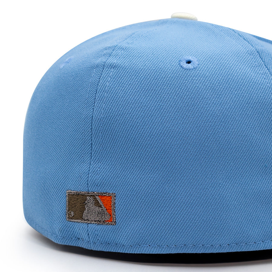 Baltimore Orioles "BIRDS OF A FEATHER" Exclusive New Era 59Fifty Fitted Hat - Sky/Walnut
