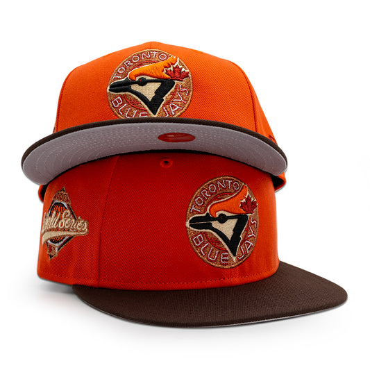 Toronto Blue Jays "MOLTRES" Exclusive New Era 59FIFTY Fitted Hat - Orange/Burntwood