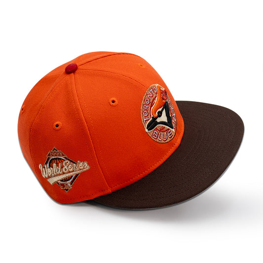 Toronto Blue Jays "MOLTRES" Exclusive New Era 59FIFTY Fitted Hat - Orange/Burntwood