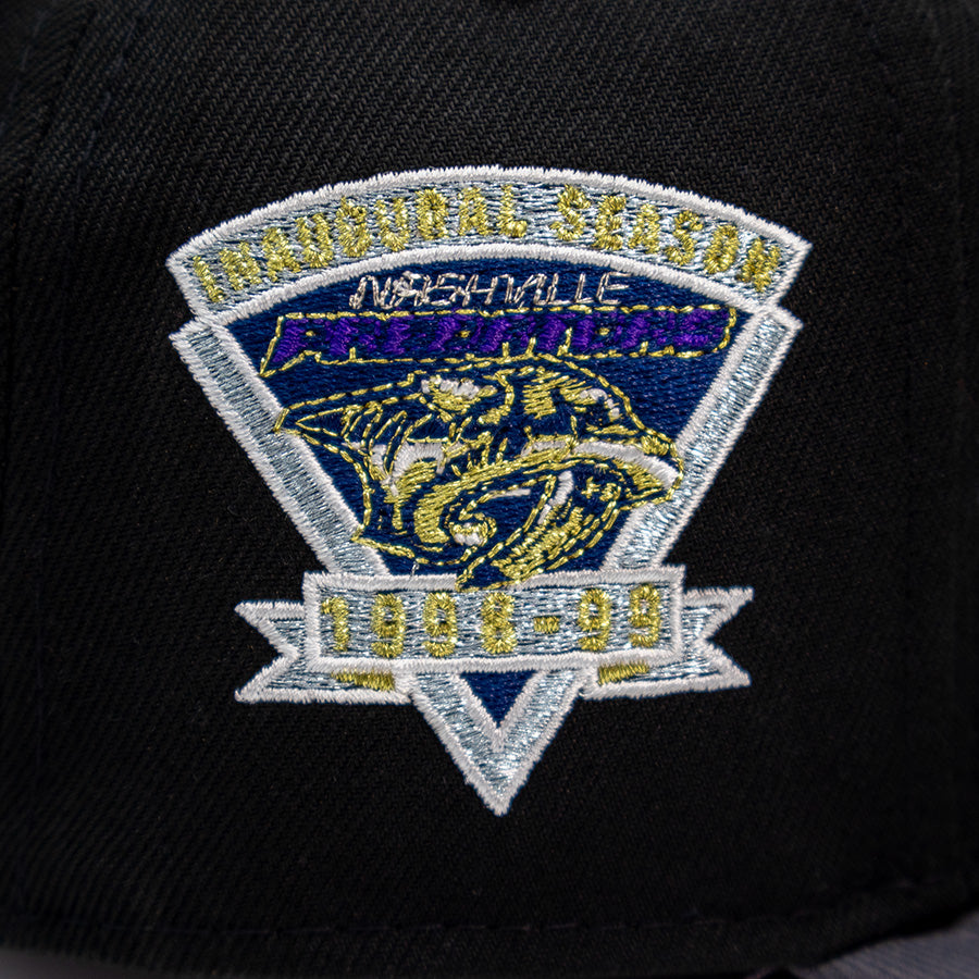 Nashville Predators "RAIKOU" Exclusive New Era 59Fifty Fitted Hat - Black/Graphite