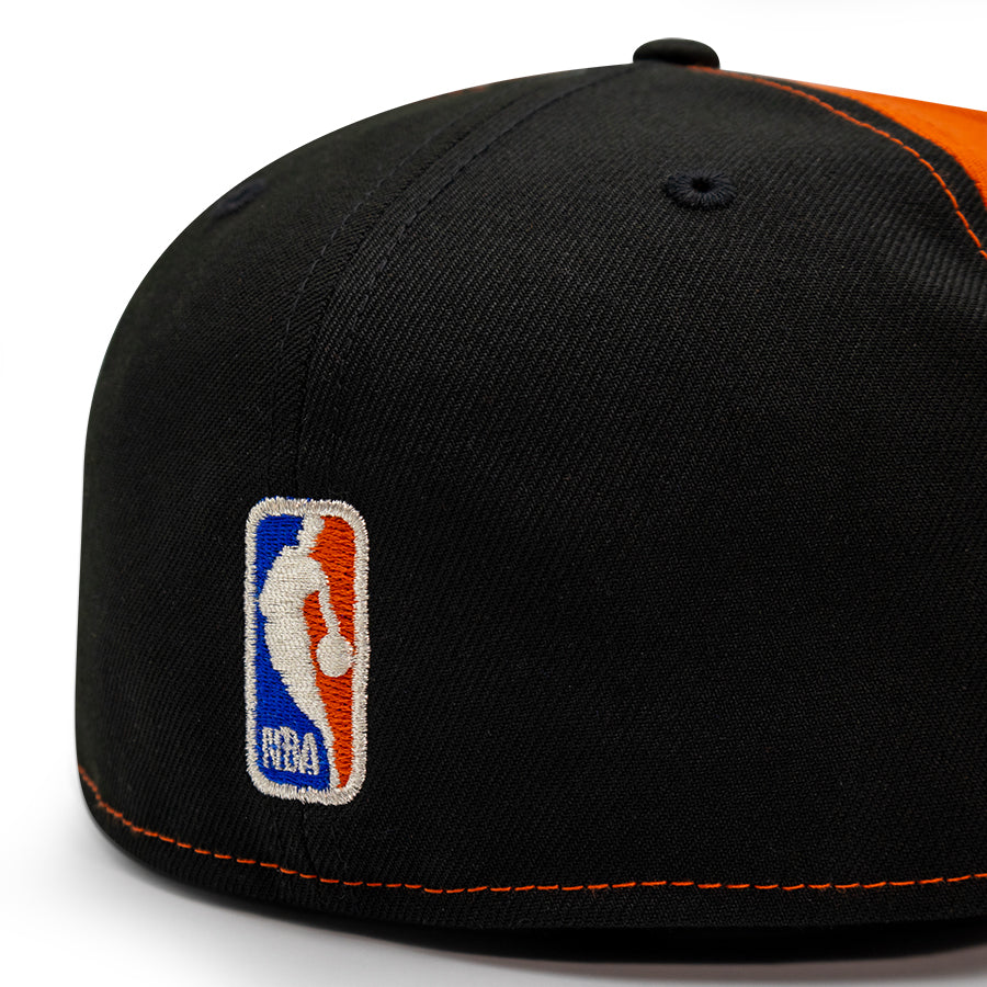 New York Knicks "NEW YORKS FINEST" Exclusive New Era 59FIFTY Fitted Hat - Royal/Orange/Black