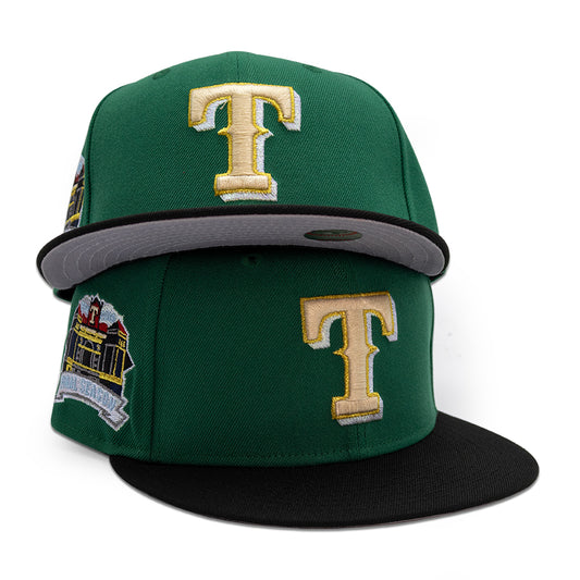 Texas Rangers “TSUNADE” Exclusive New Era 59Fifty Fitted Hat - Emerald/Black
