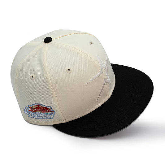 Houston Astros "LUFFY 'STROS" Exclusive New Era 59Fifty Fitted Hat - Chrome/Black