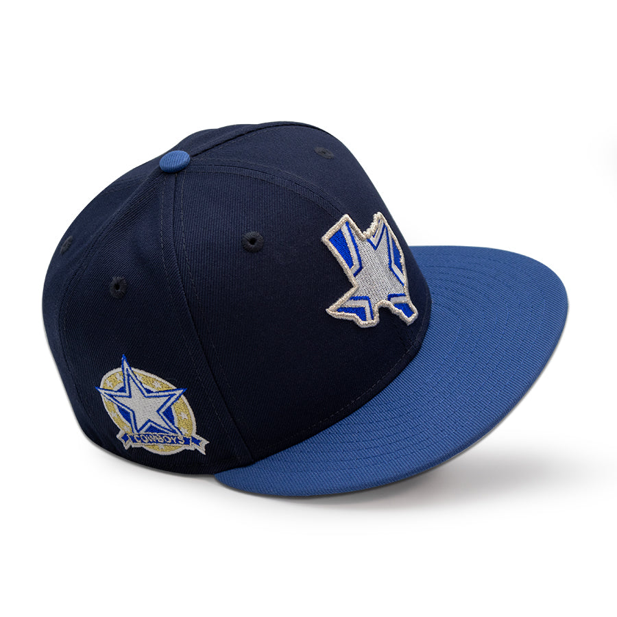 Dallas Cowboys "LONE STAR LEGACY" Exclusive New Era 59Fifty Fitted Hat - Ocean Side Blue/Light Blue
