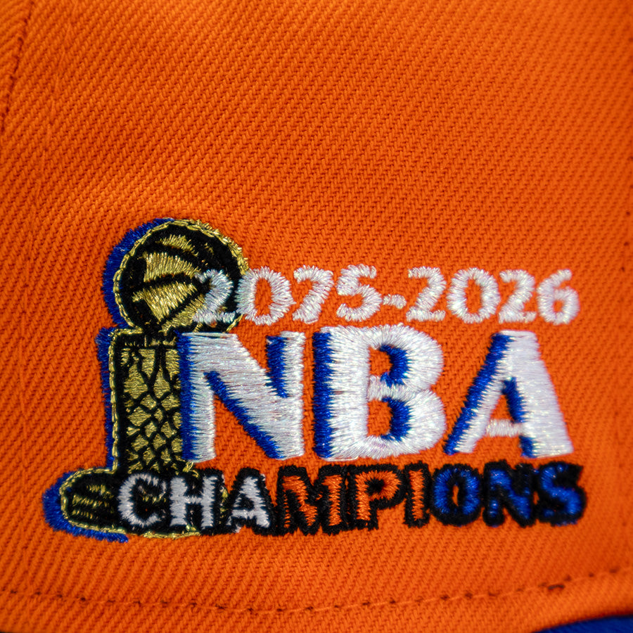 New York Knicks "THE BIG CITY" Exclusive New Era 59FIFTY Fitted Hat - Rush/Royal