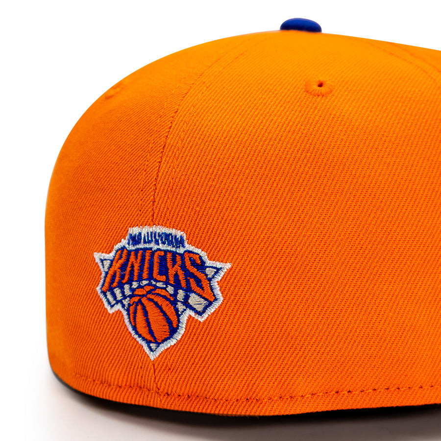 New York Knicks "THE BIG CITY" Exclusive New Era 59FIFTY Fitted Hat - Rush/Royal