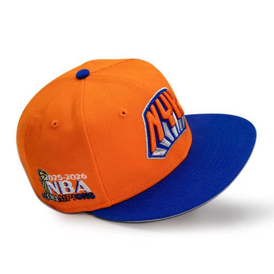 New York Knicks "THE BIG CITY" Exclusive New Era 59FIFTY Fitted Hat - Rush/Royal